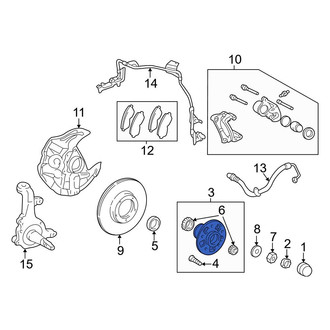 Toyota OE - Front Wheel Hub