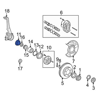 Toyota OE - Front Wheel Seal