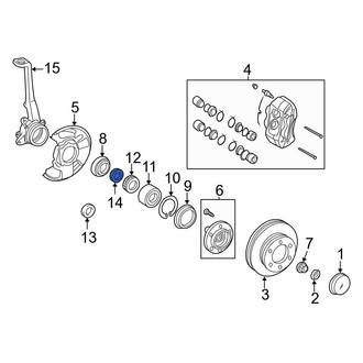 Toyota OE - Wheel Bearing Spacer