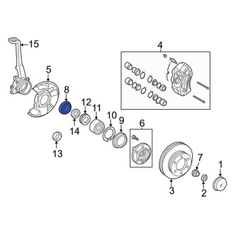 Toyota OE - Front Inner Wheel Seal