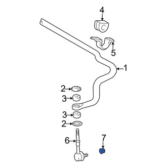 Toyota OE - Front Suspension Stabilizer Bar Link Nut