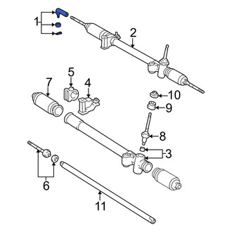 Toyota OE - Inner Steering Tie Rod End