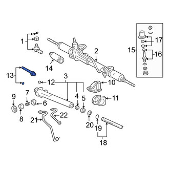 Toyota OE - Right Outer Steering Tie Rod End
