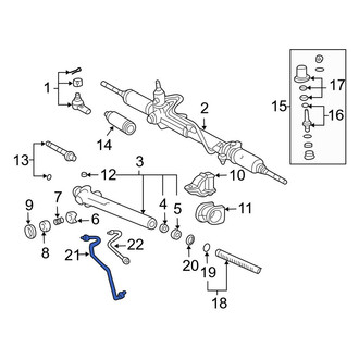 Toyota OE - Front Right Power Steering Line