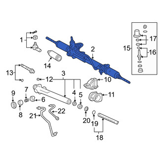 Toyota OE - Rack and Pinion Assembly