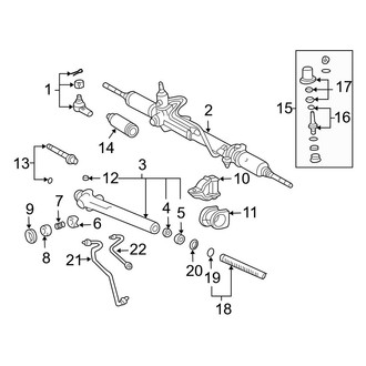 Toyota OE - Steering Gear & Linkage (Power Steering), (Power Steering)