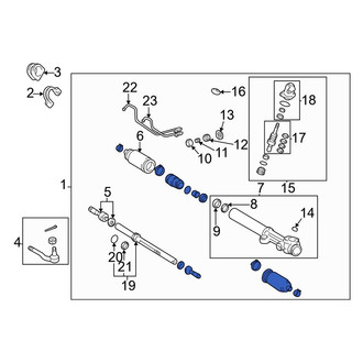 Toyota OE - Rack and Pinion Assembly