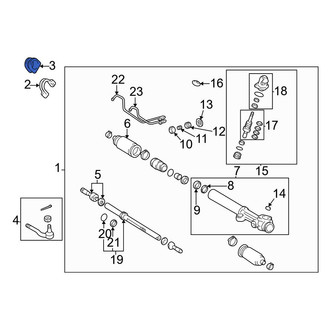 Toyota OE - Rack and Pinion Grommet