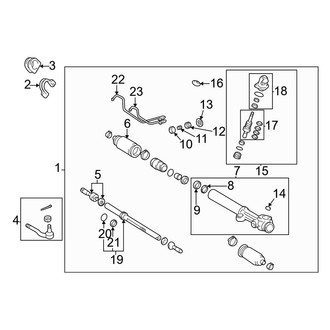 Toyota OE - Steering Gear & Linkage (Power Steering), (Power Steering)
