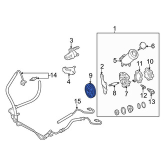 Toyota OE - Power Steering Pump Pulley
