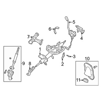 Toyota OE - Steering Column Assembly (Column Shift, With Tilt), (Automatic Tr)