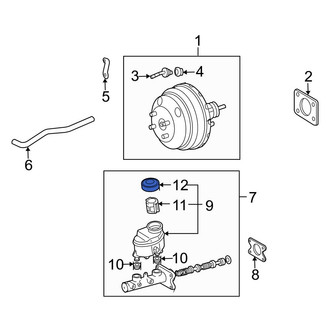 Toyota OE - Brake Master Cylinder Reservoir Cap