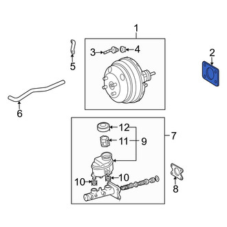 Toyota OE - Rear Power Brake Booster Gasket