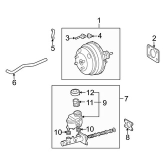 Toyota OE - Cab - Components on Dash Panel