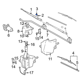 Toyota OE - Wiper Arm Cap