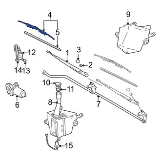 Toyota OE - Rear Wiper Blade