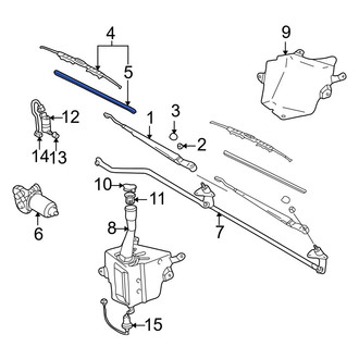 Toyota OE - Left Wiper Blade Refill