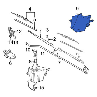 Toyota OE - Front Windshield Washer Pump Heat Shield