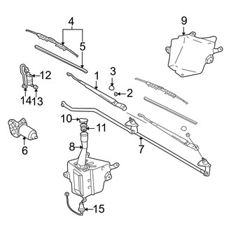 Toyota OE - Windshield - Wiper & Washer Components (Canada Only)