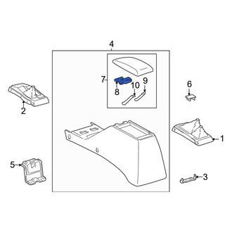 Toyota OE - Center Console Latch