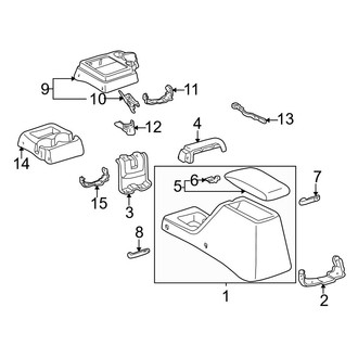 Toyota OE - Console (RWD)