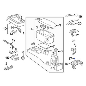 Toyota OE - Automatic Transmission Shift Cover Plate Cap