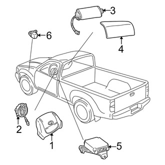 Toyota OE - Restraint Systems - Air Bag Components
