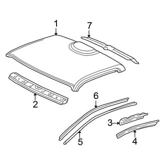 Toyota OE - Cab - Roof & Components (Base Regular Cab)
