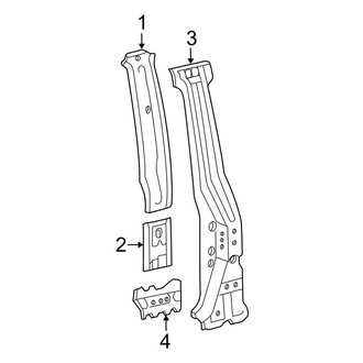 Toyota OE - Cab - Center Pillar