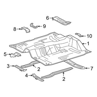 Toyota OE - Cab - Floor (Base Regular Cab)