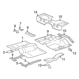 Toyota OE - Cab - Floor (Xtracab)