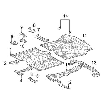 Toyota OE - Cab - Floor (Double Cab)
