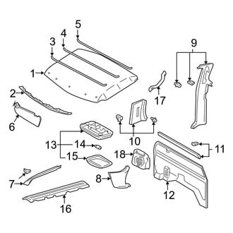 Toyota OE - Cab - Interior Trim (Base Regular Cab)