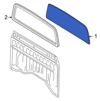 Toyota OE - Rear Back Glass