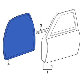 Toyota OE - Front Left Outer Door Seal