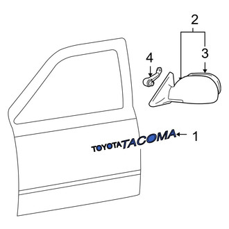 Toyota OE - Front Door Emblem