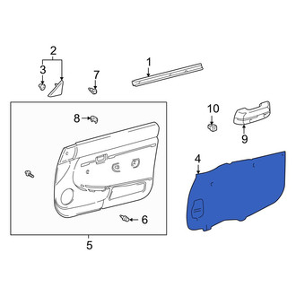 Toyota OE - Front Door Access Cover