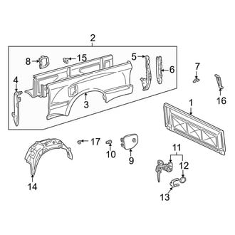 Toyota OE - Pick Up Box - Front & Side Panels