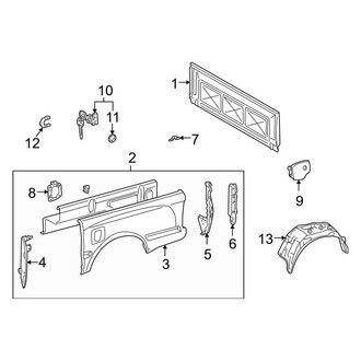 Toyota OE - Pick Up Box - Front & Side Panels (Double Cab)