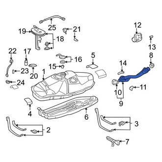 Toyota OE - Lower Fuel Tank Filler Neck