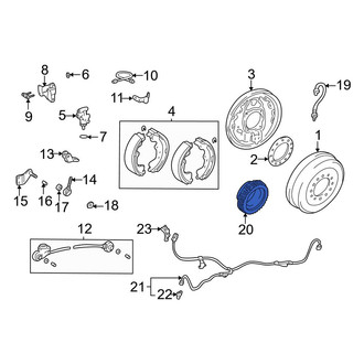 Toyota OE - Rear Left ABS Wheel Speed Sensor Tone Ring