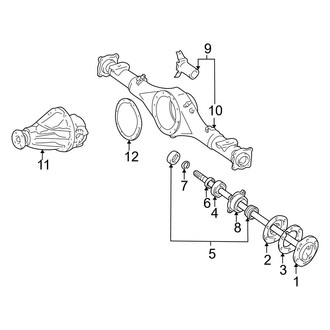 Toyota OE - Rear Suspension - Axle & Differential