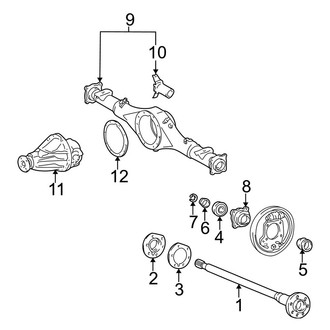 Toyota OE - Rear Suspension - Axle & Differential