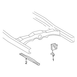 Toyota OE - Spare Tire Carrier - Carrier & Components (Base / SR5 RWD)