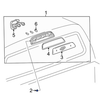 Toyota OE - Tail Light Nut