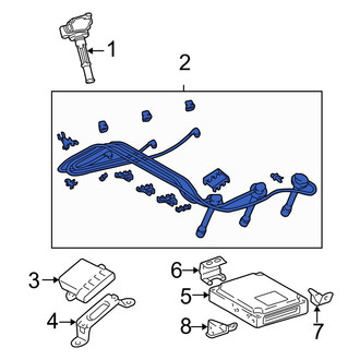 Toyota OE - Spark Plug Wire Set