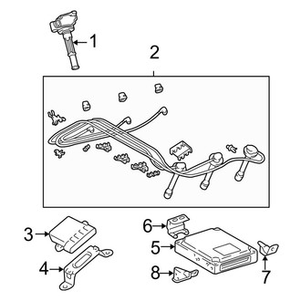 Toyota OE - Electrical - Ignition System (Base / Limited / Pre Runner / SR5 3.4L)