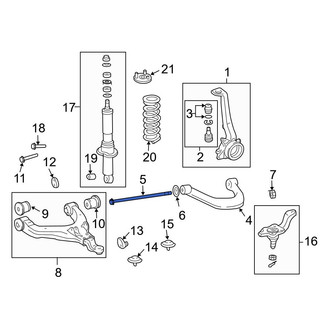 Toyota OE - Upper Suspension Control Arm Bolt