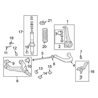 Toyota OE - Front Suspension - Suspension Components (Pre Runner Xtracab)
