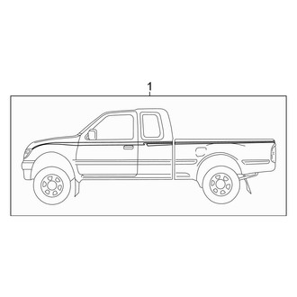 Toyota OE - Stripe Tape (Base / SR5 Xtracab)